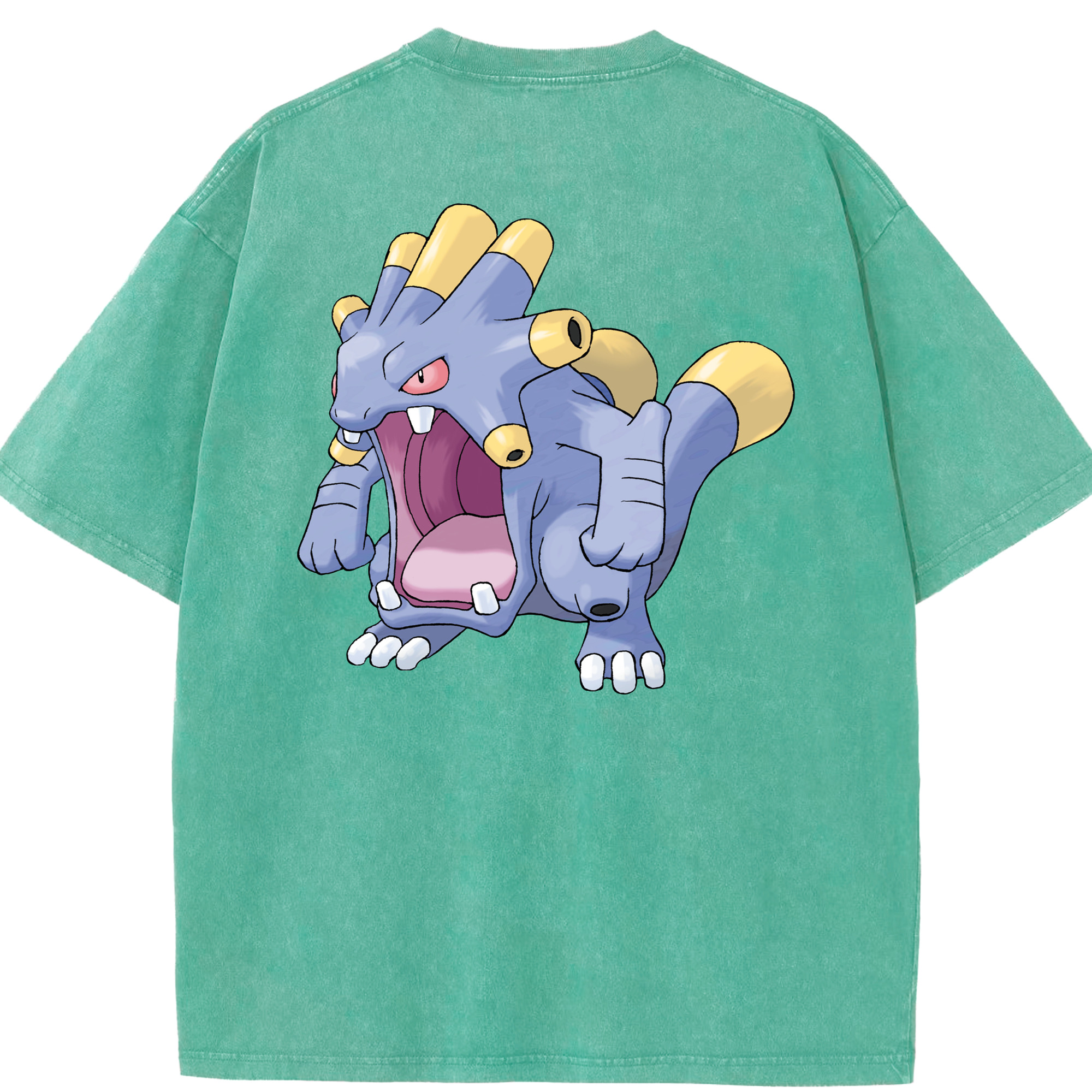 （画像用） ポケットモンスター Pokémon 綿100% ヴィンテージ風 半袖Tシャツ（背面プリント）